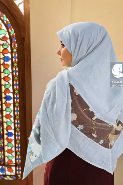 روسری بهارناز آبی