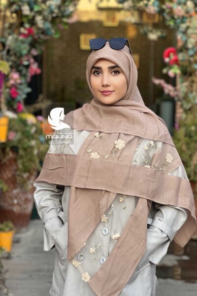 روسری بهارناز نسکافه ای