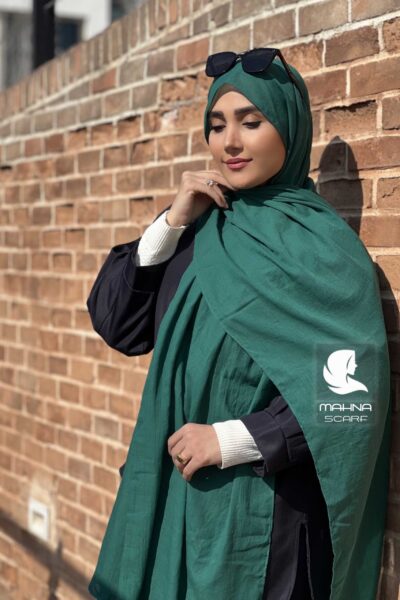 شال وال نخی سبز