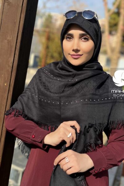 روسری نخی ژاکارد وارداتی