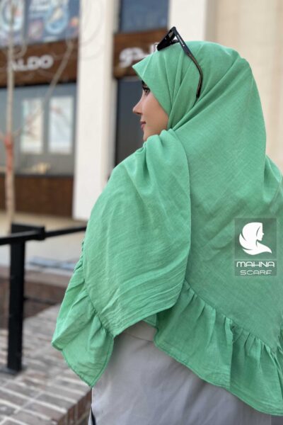 روسری چیندار سبز سیدی