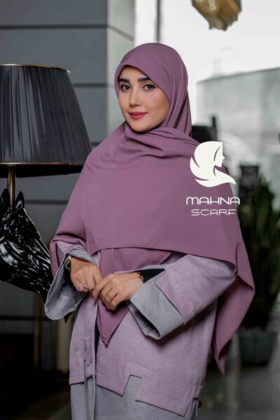 روسری کرپ حریر کالباسی