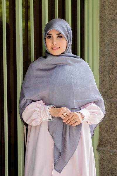 روسری تسلا طوسی تیره