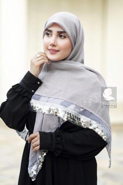روسری نقره ای تورپولکی