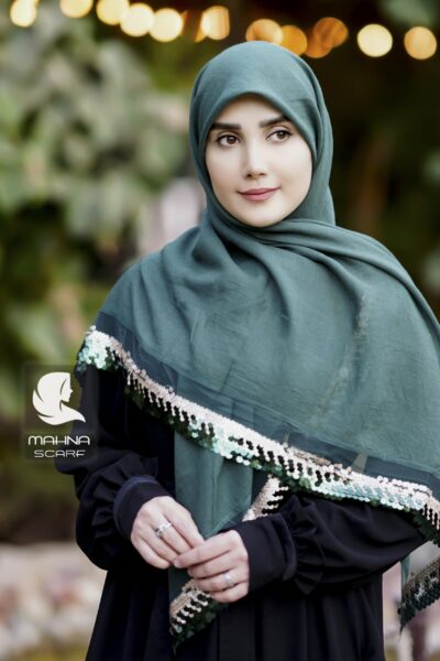 روسری سبز تورپولکی