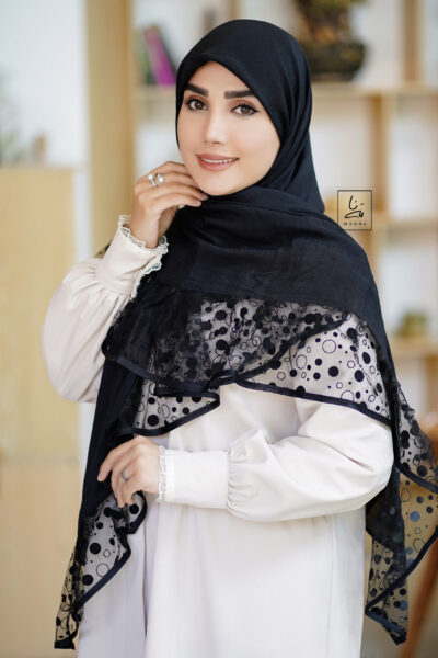 روسری مشکی تور فلوک