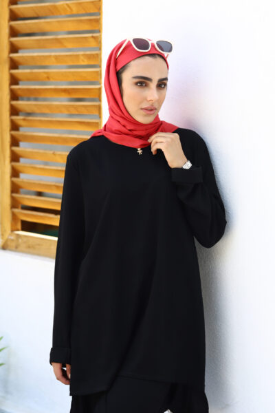 روسری وال هندی قرمز