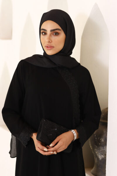 شال کلاهدار مشکی تسلا