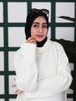 روسری ساتن مشکی