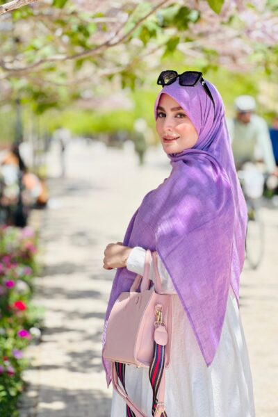 روسری وال نخی یاسی
