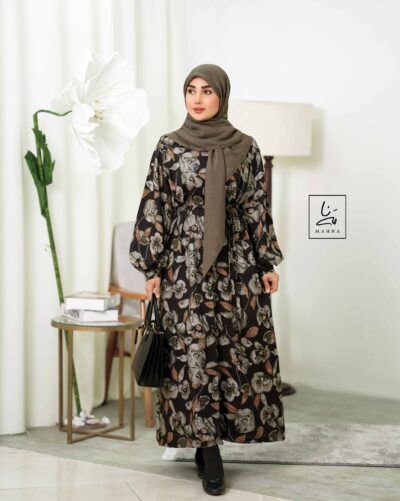 پیراهن ساحل طرح گل