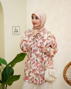 شومیز پریا صورتی