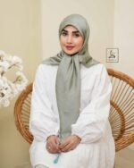 روسری تسلا سبز سدری