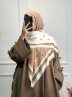روسری نخ پنبه سیااسکارف وارداتی در رنگبندی