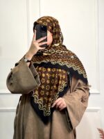 روسری نخ پنبه سیااسکارف وارداتی در رنگبندی