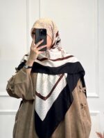 روسری نخ پنبه سیااسکارف وارداتی در رنگبندی