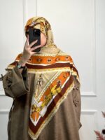 روسری نخ پنبه سیااسکارف وارداتی در رنگبندی