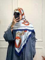 روسری نخ پنبه سیااسکارف وارداتی در رنگبندی
