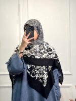 روسری نخ پنبه سیااسکارف وارداتی در رنگبندی
