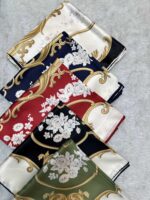 روسری ساتن ابریشم وارداتی ترک قواره 110