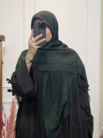 روسری نخی حاشیه لمه در رنگبندی