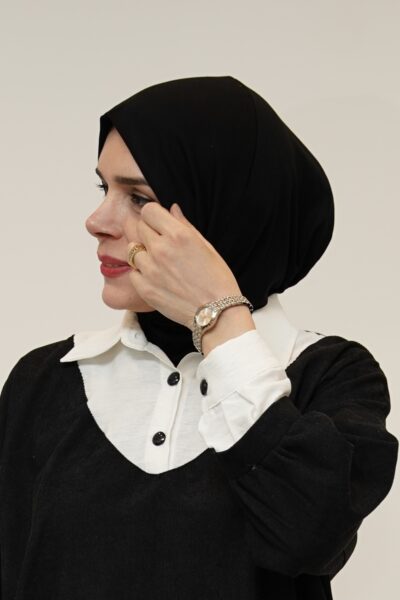حجاب مشکی مهنا